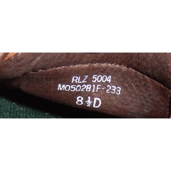 Vintage Polo Country Ralph Lauren Boat Deck Moc Shoes Leather Men\'s 8.5 D Brown main image 5